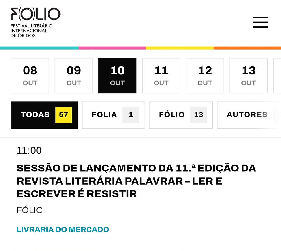 Folio - Lançamento "Palavrar"