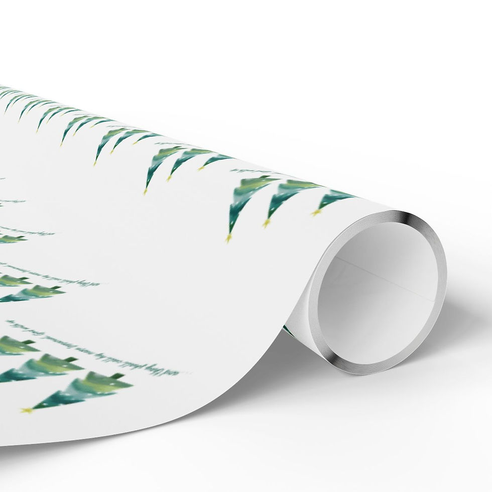 Thumbnail: Christian Gift Wrap, Immanuel with Us, Jesus Focused Christmas Wrapping Paper