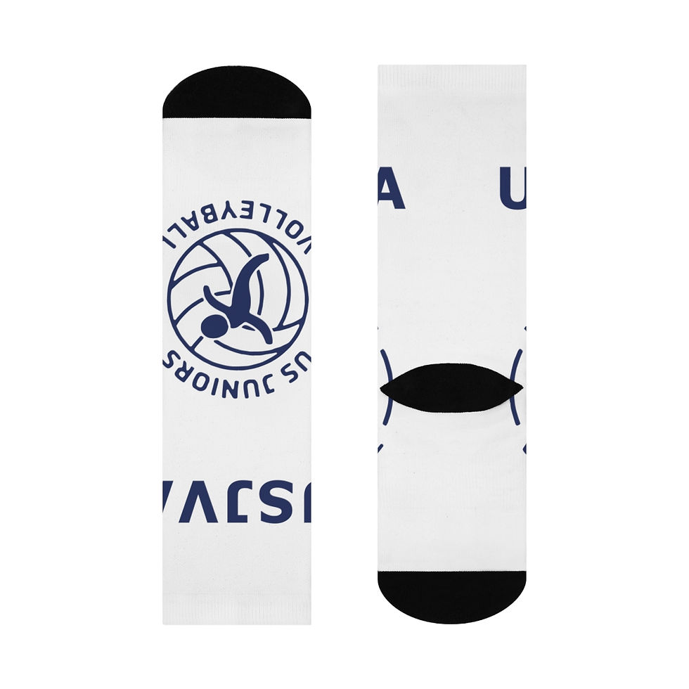 Thumbnail: Girls' USJVA Cushioned Crew Socks