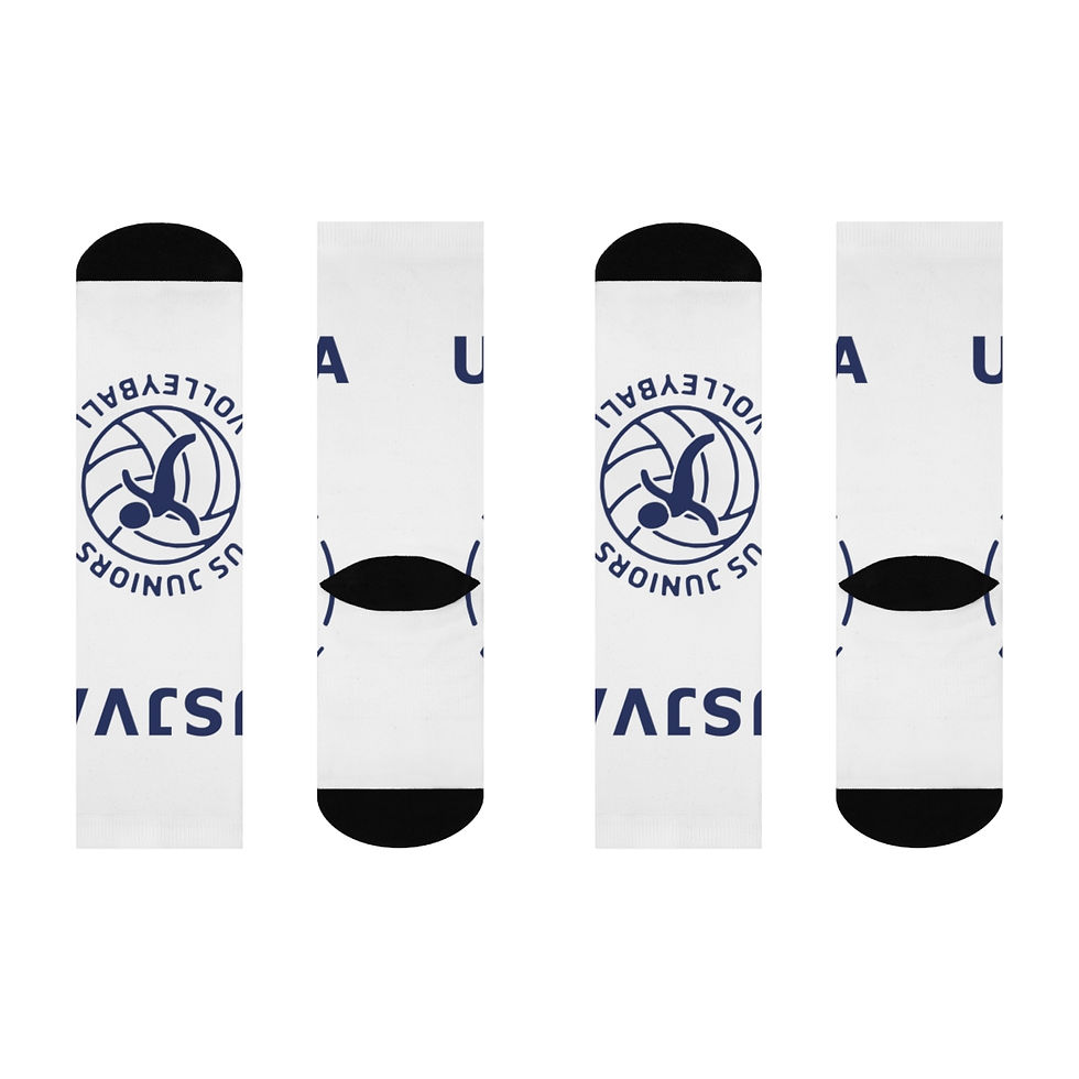 Thumbnail: Girls' USJVA Cushioned Crew Socks