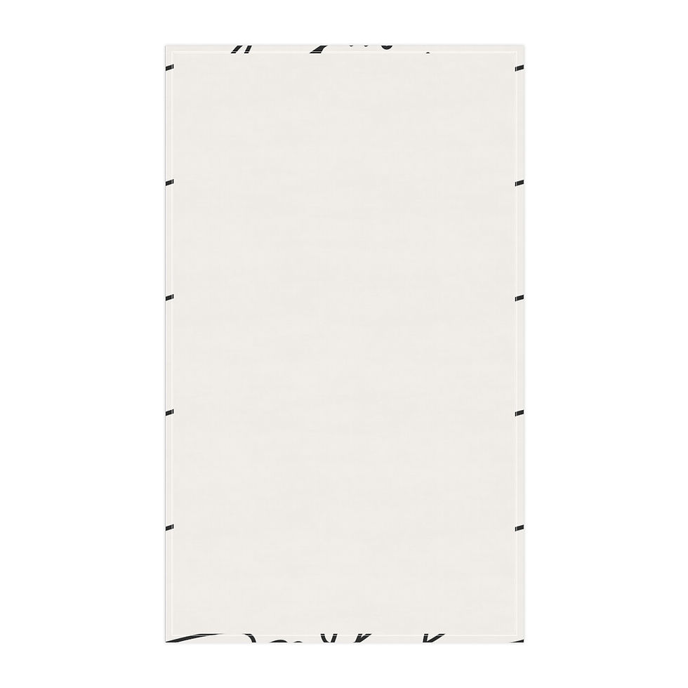 Thumbnail: Joyful Kitchen Towel - Inspirational Cotton Twill Towel - Cheerful 18" × 30"