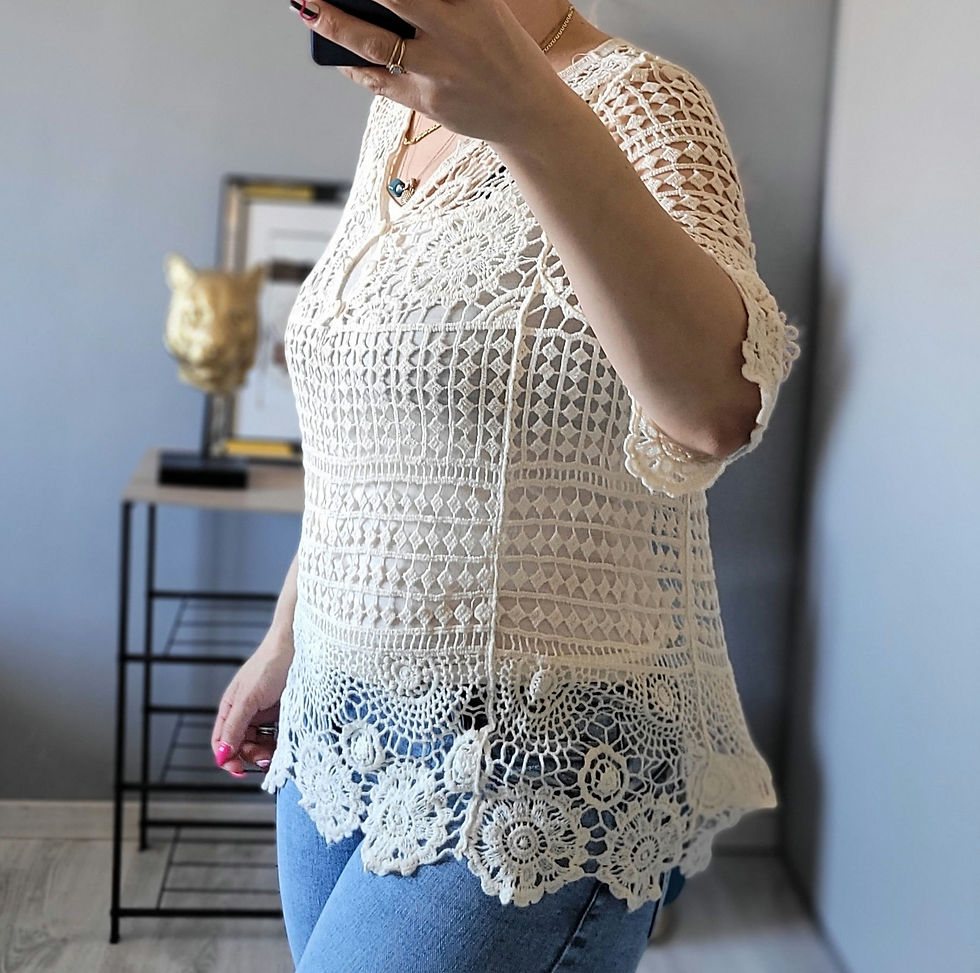 Miniature : Haut dentelle