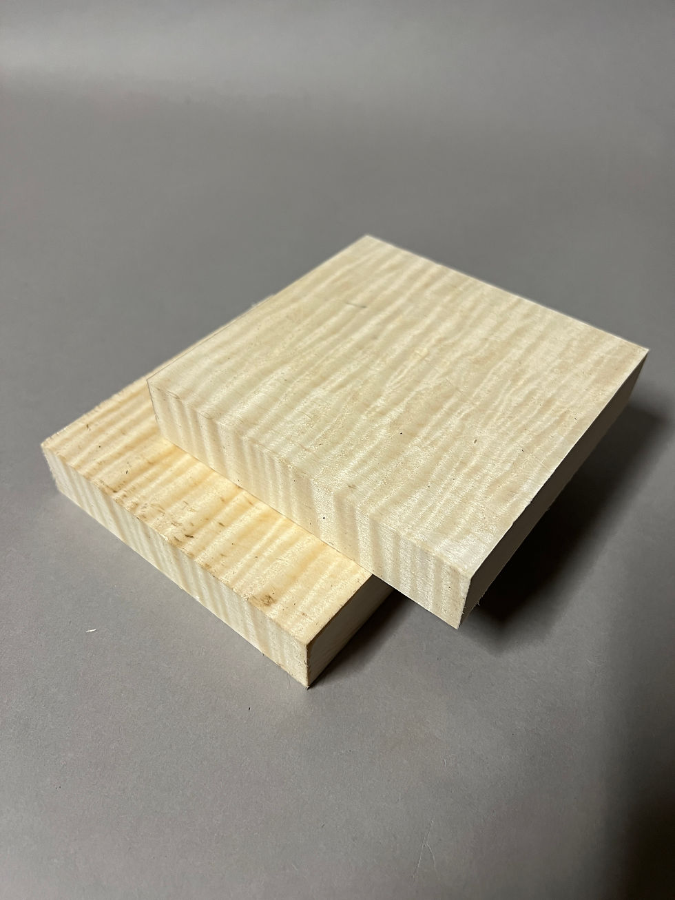 Thumbnail: Three Curly Maple Turkey Pot Call Blanks