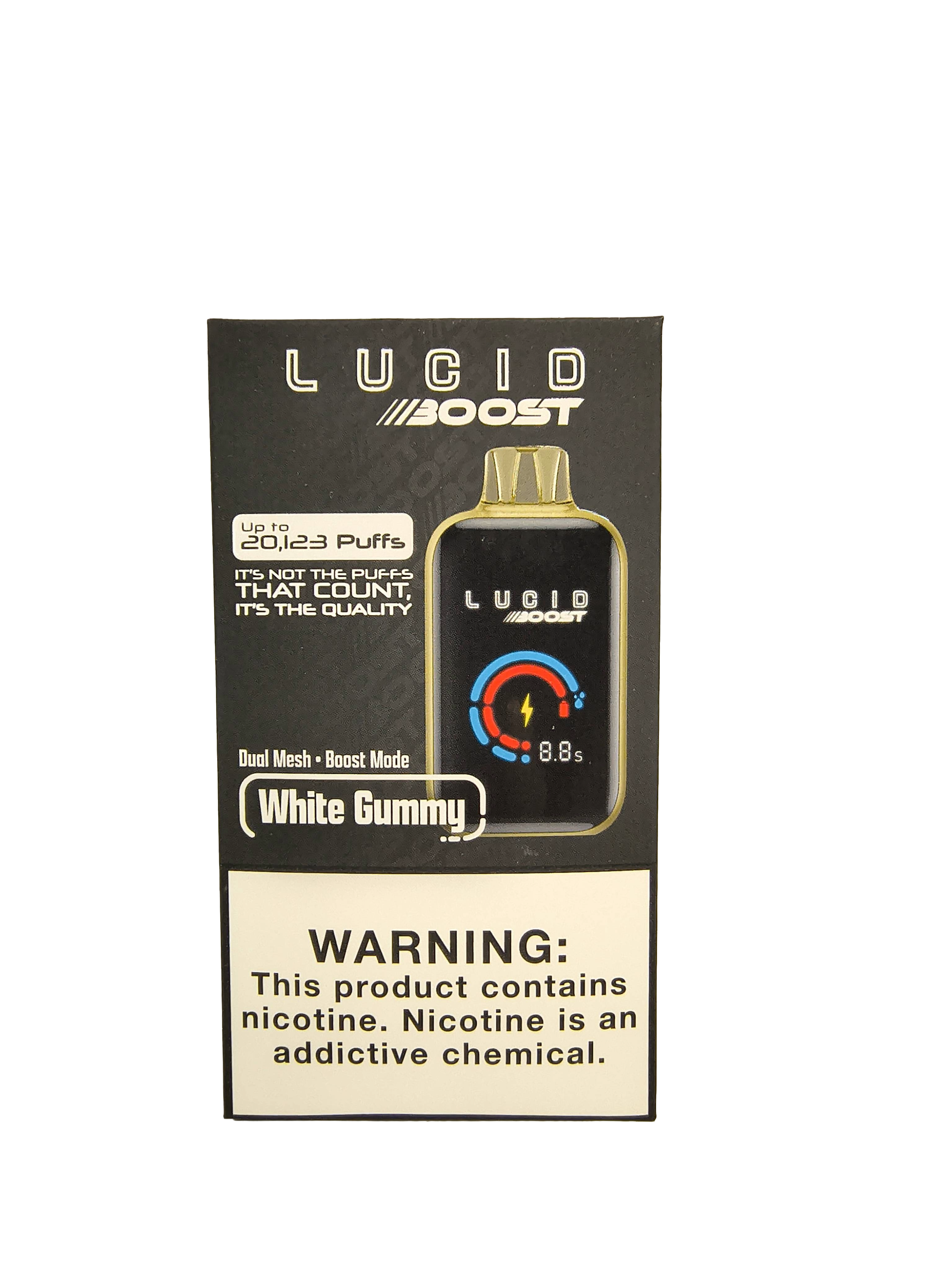 Lucid Boost White Gummy 20k Puffs