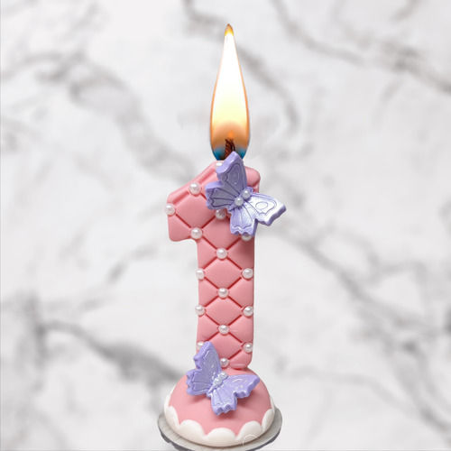 Miniatura: Velas Tematica Em Biscuit Aniversario Jardim Das Borboletas