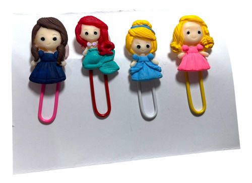 Miniatura: Kit 4 Clips Marcador De Página, Fofo Papelaria Criativa 