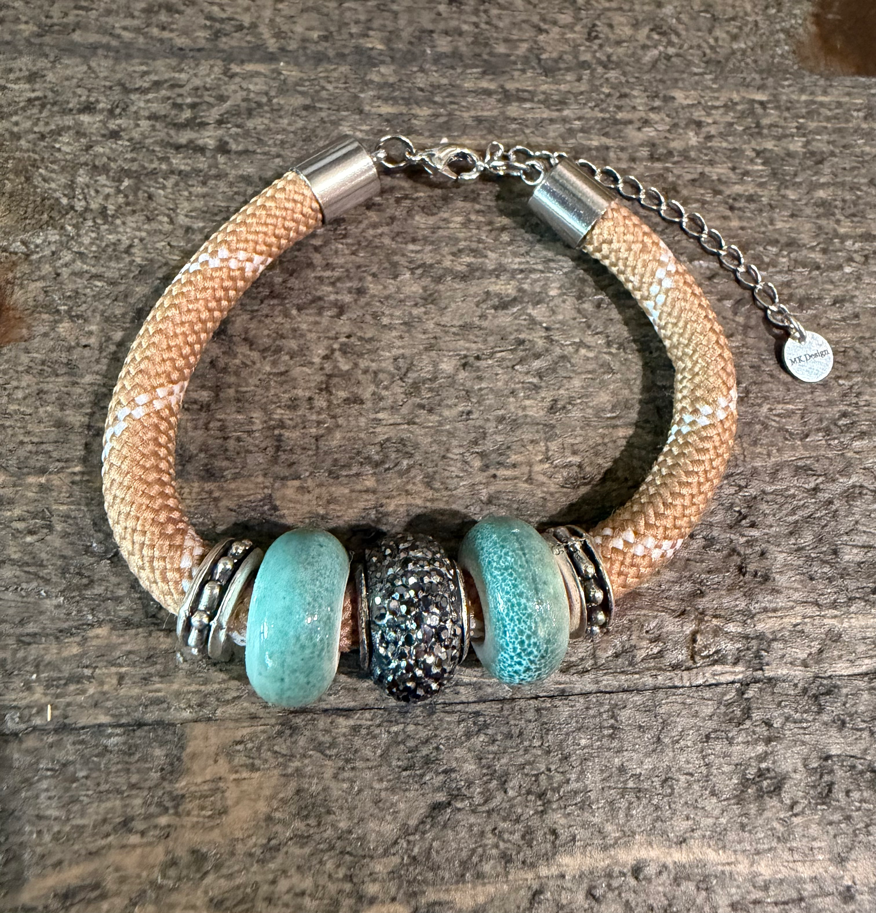 Charcoal Sparkle Bracelet