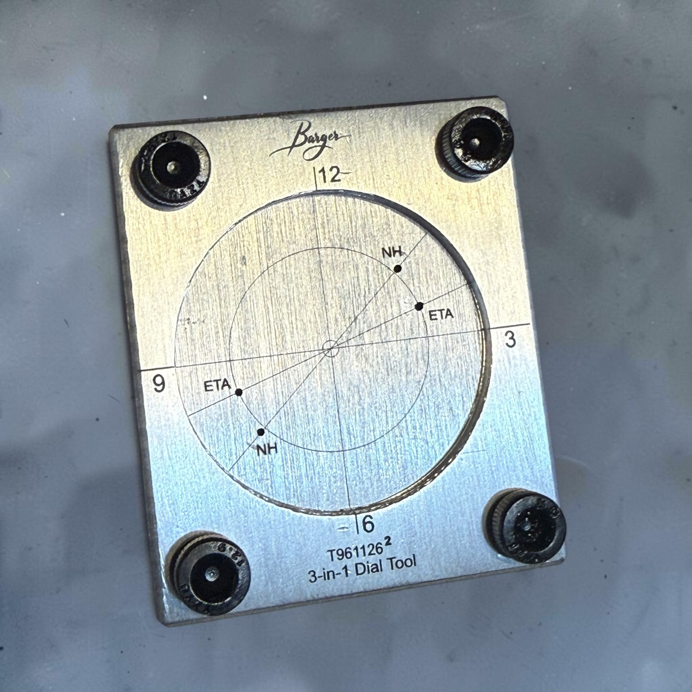 Dial Makers Tool: Fiber Laser Watch Dial Precision Workpiece Holder