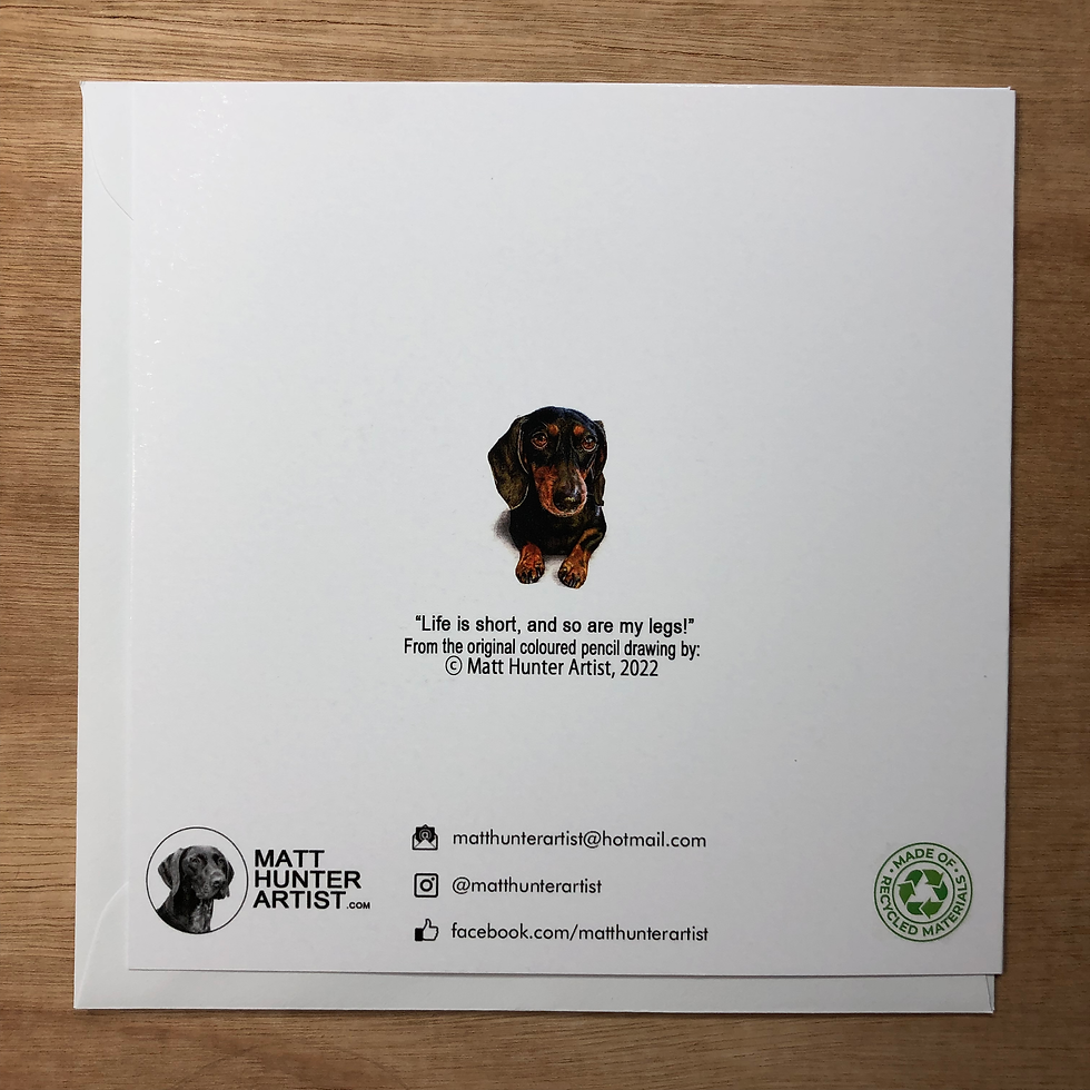Thumbnail: Life is short, and so are my legs - Greetings Card