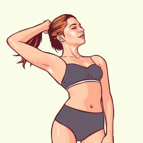 She works her metabolism and she's pround