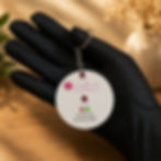 Miniatura: Chaveiro com Girador - Círculo Cromático Tradicional Personalizado