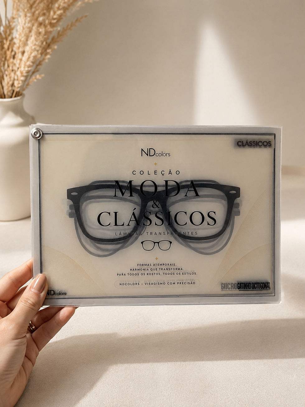 Miniatura: Lâminas Transparentes Ótica Visagista 