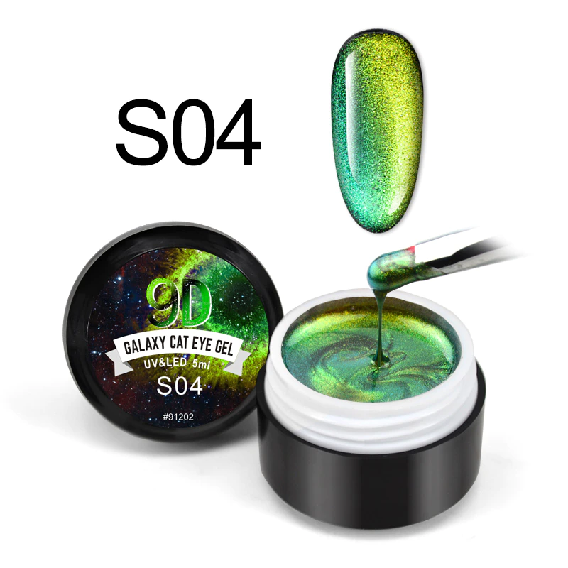Miniature : CANNI 9D Cat Eyes 5ml 12 Colors Galaxy Magnetic Gel Polish Nail Art Design 