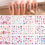 Miniature : 12pcs Leopard Nail Sticker Sexy Wild Animal Water Decal Letters Geometric U