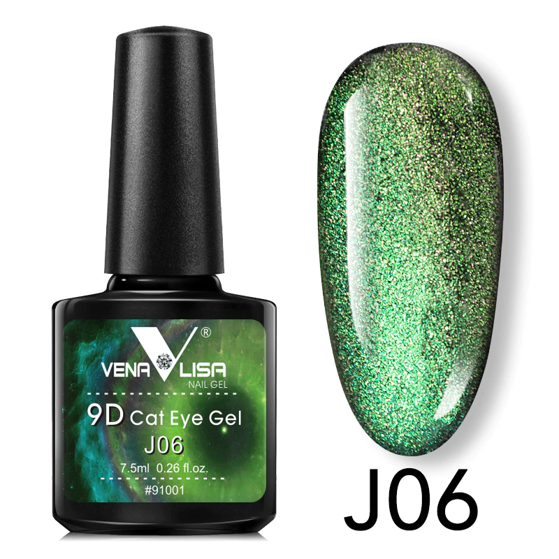 Miniature : 9D cat eye nail gel polish venalisa canni 7.5ml soak off 