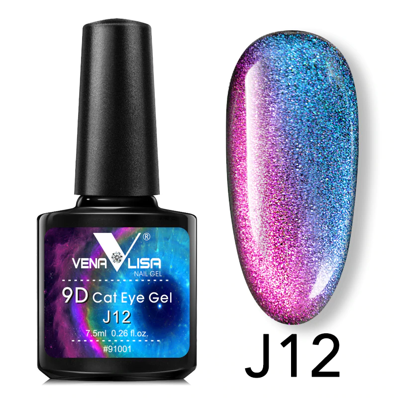 Miniature : 9D cat eye nail gel polish venalisa canni 7.5ml soak off 