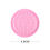 Miniature : 10pcs Round Pink Clear Glue Holders Plastic Fake Grafting Lash Gasket