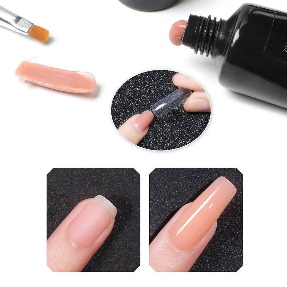 Miniature : VENALISA 30ml Crystal Gel CANNI Nail Art Manicure Clear Pink Natural Camouflage 