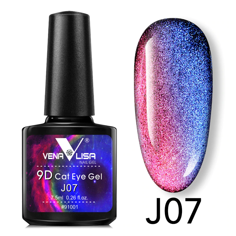 Miniature : 9D cat eye nail gel polish venalisa canni 7.5ml soak off 