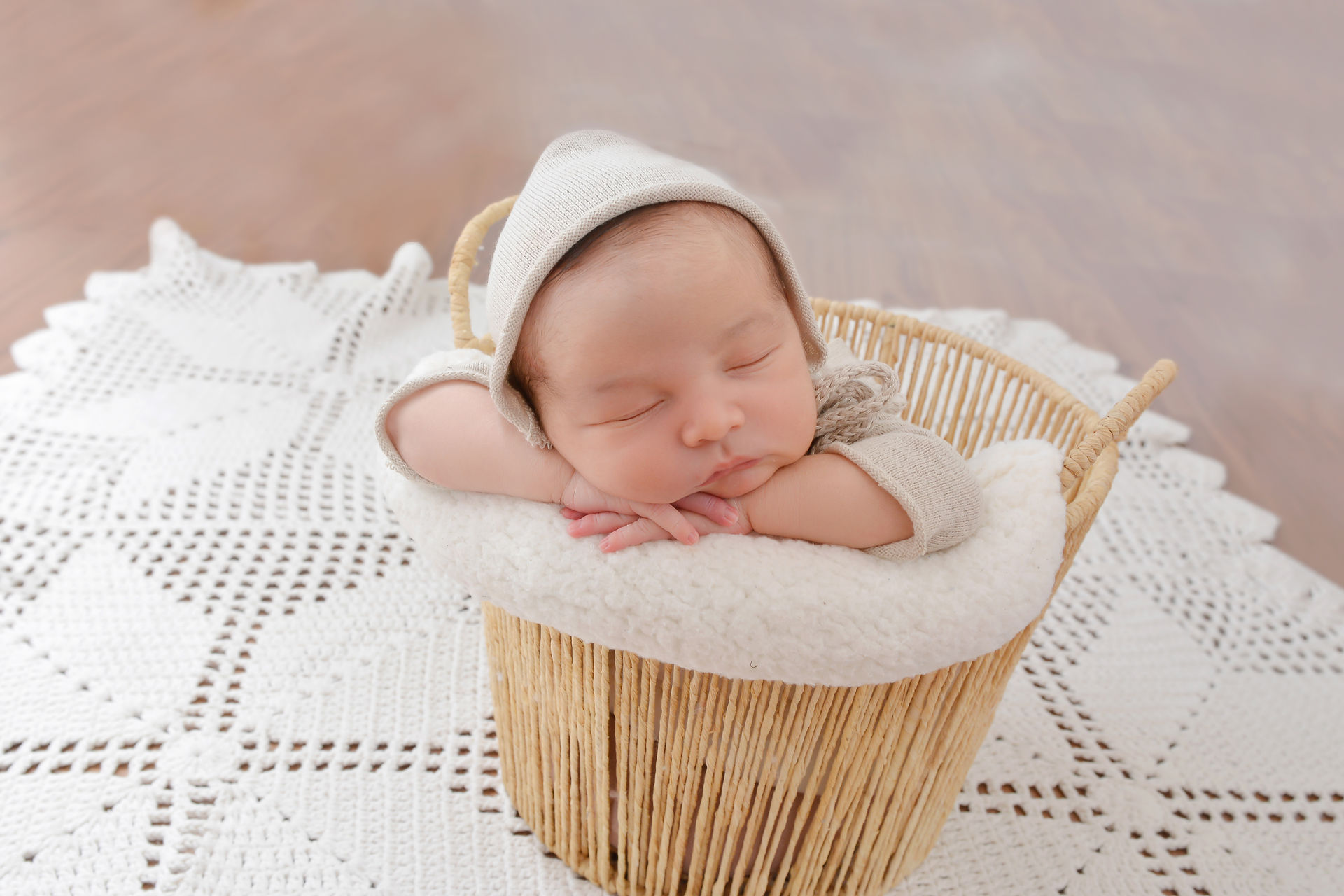 ensaio newborn no baldinho