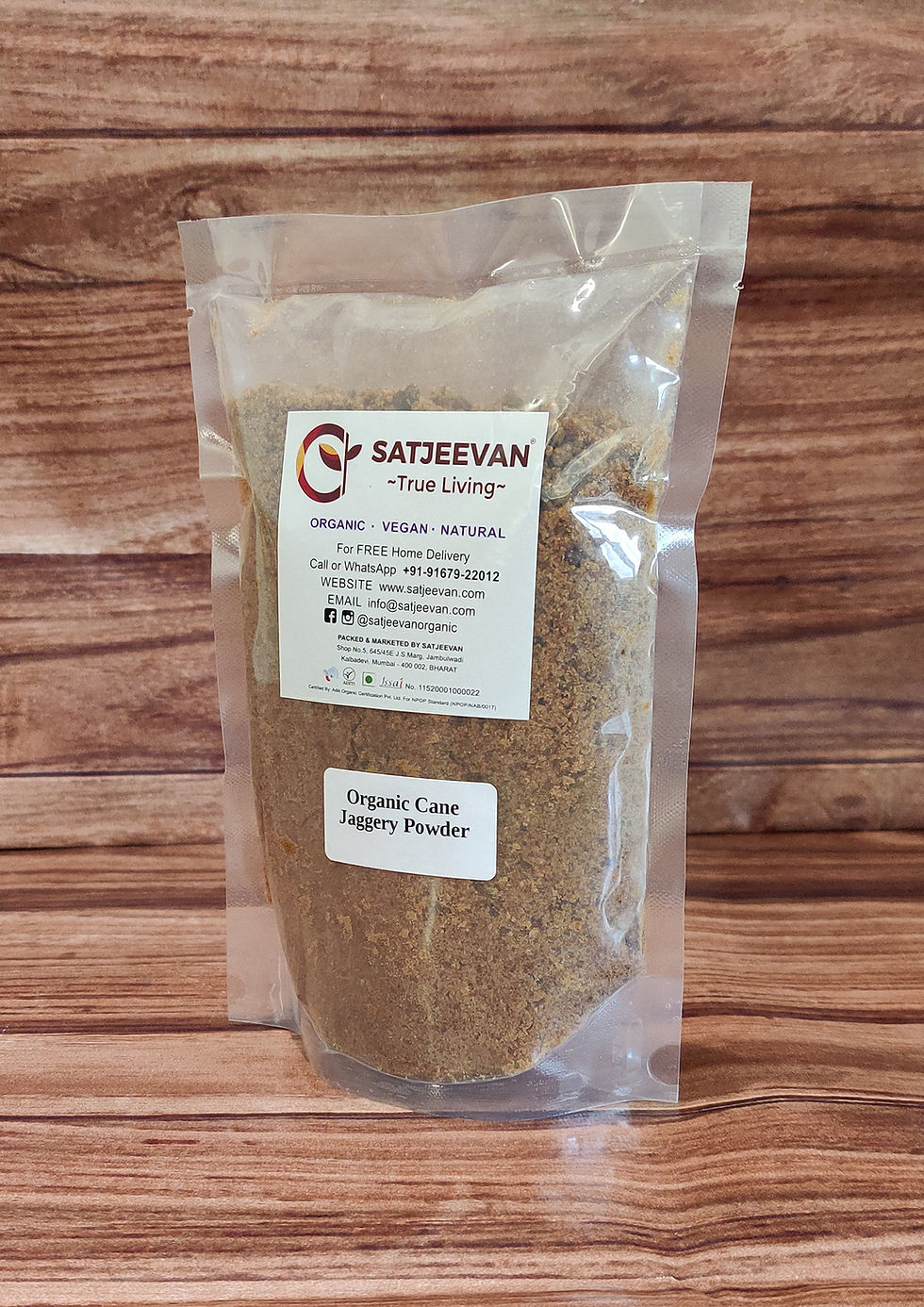 Thumbnail: Organic Cane Jaggery Powder 1000g