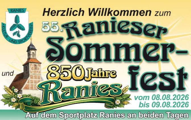 Sommerfest Ranies & 850 Jahrfeier