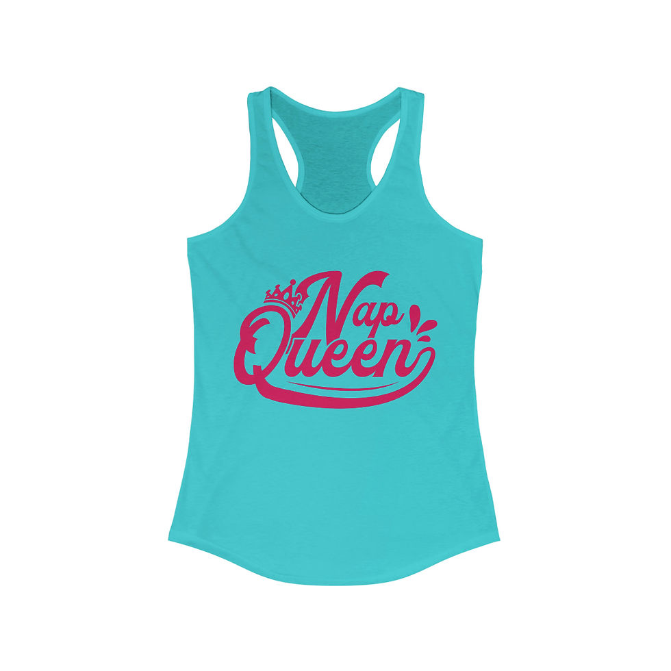 Thumbnail: Women's Ideal Racerback Tank "Nap Queen"