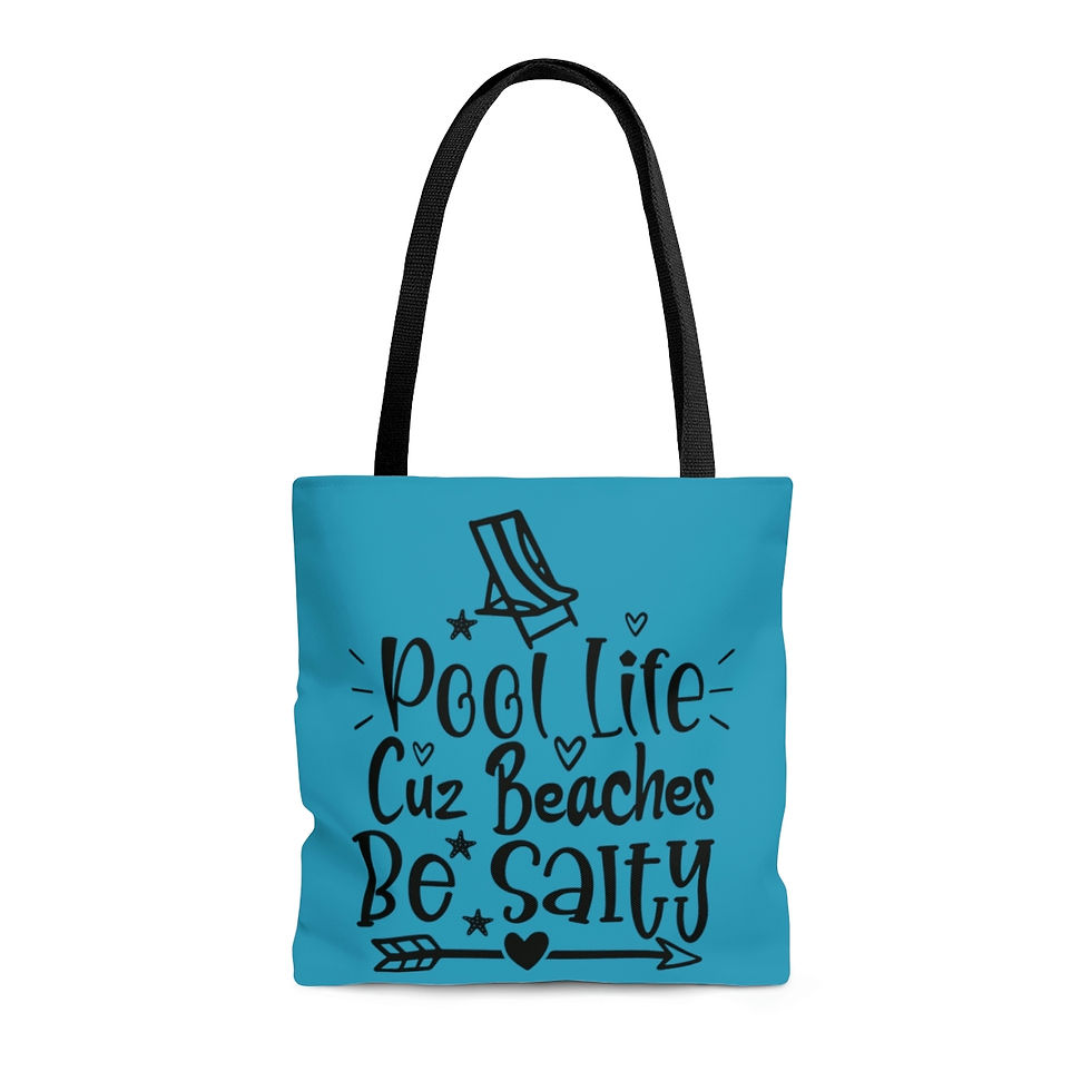 Thumbnail: AOP Tote Bag "Pool Life"