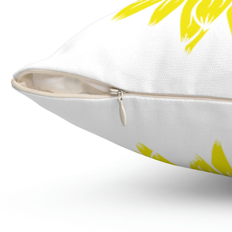 Thumbnail: Sunflower Spun Polyester Square Pillow