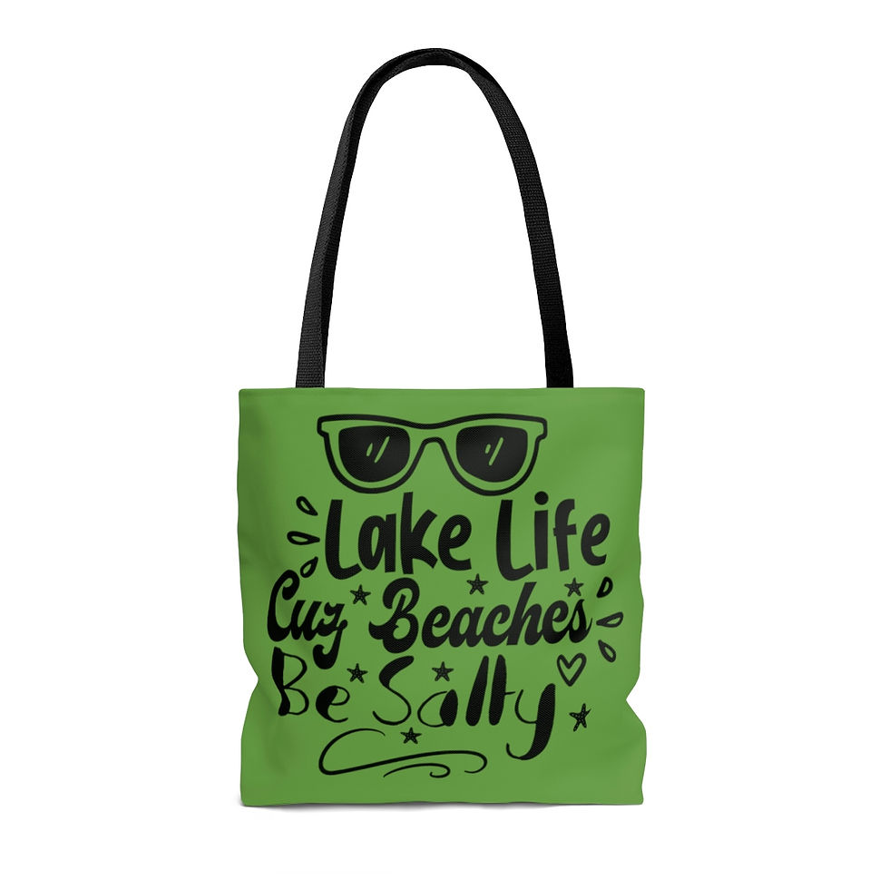 Thumbnail: AOP Tote Bag "Lake Life"