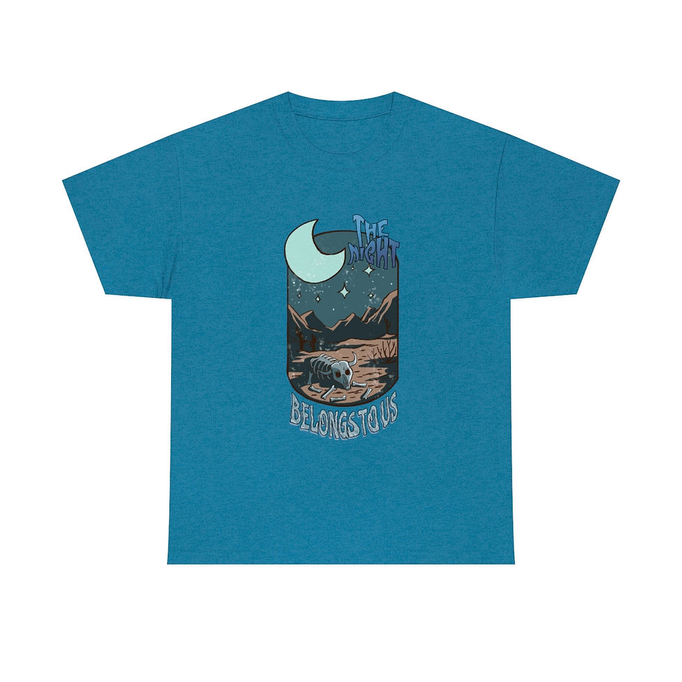 Thumbnail: Cotton Tee "The Night Belongs to Us"
