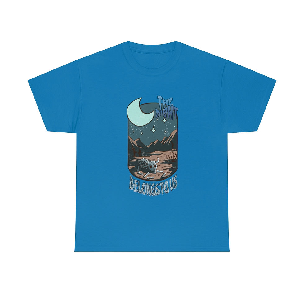 Thumbnail: Cotton Tee "The Night Belongs to Us"