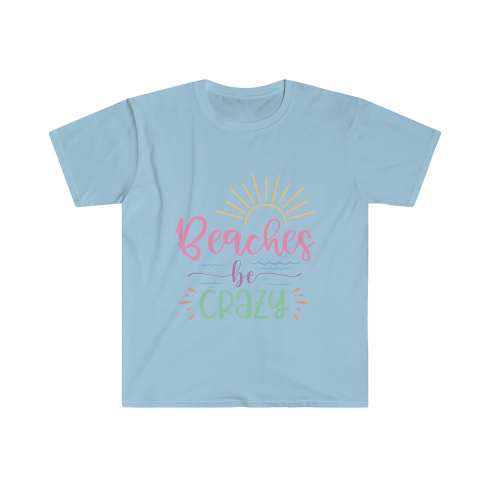 Thumbnail: Unisex Softstyle T-Shirt "Beach"