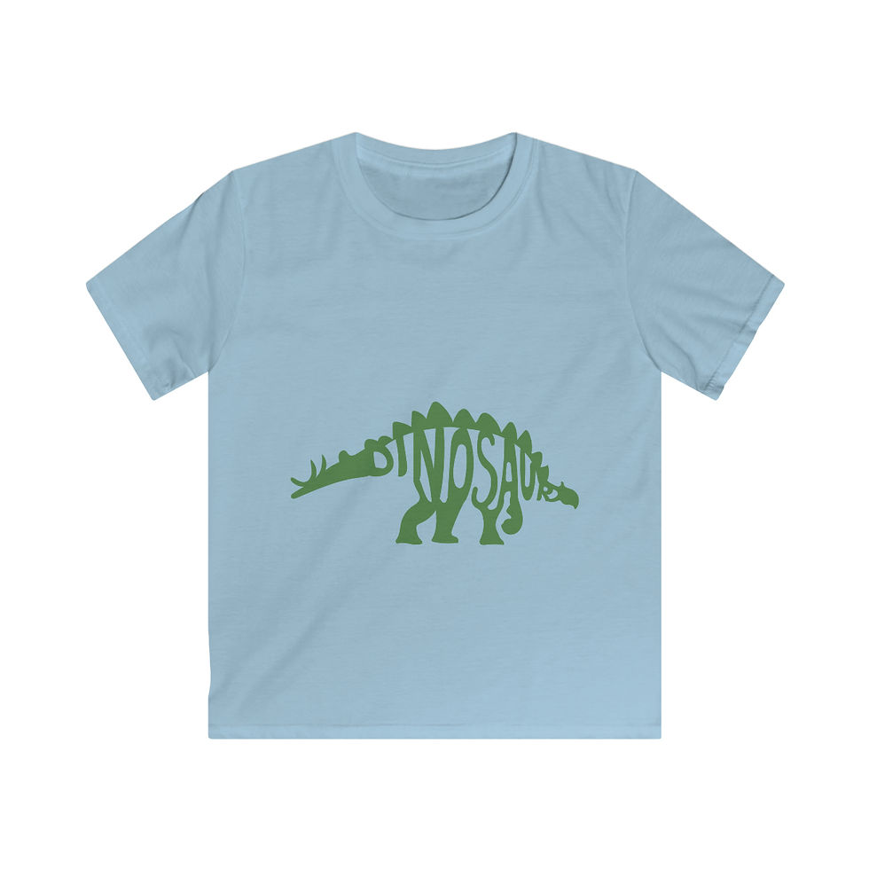 Thumbnail: Kids Softstyle Tee "Dinosaur"