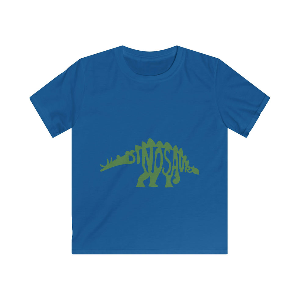 Thumbnail: Kids Softstyle Tee "Dinosaur"