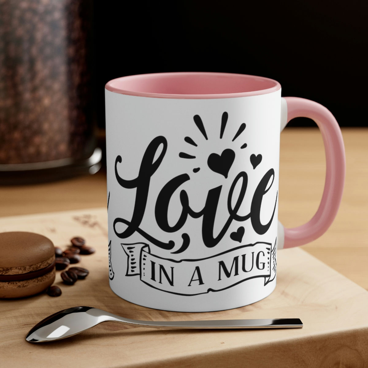 Accent Coffee Mug, 11oz "Love in a Mug"