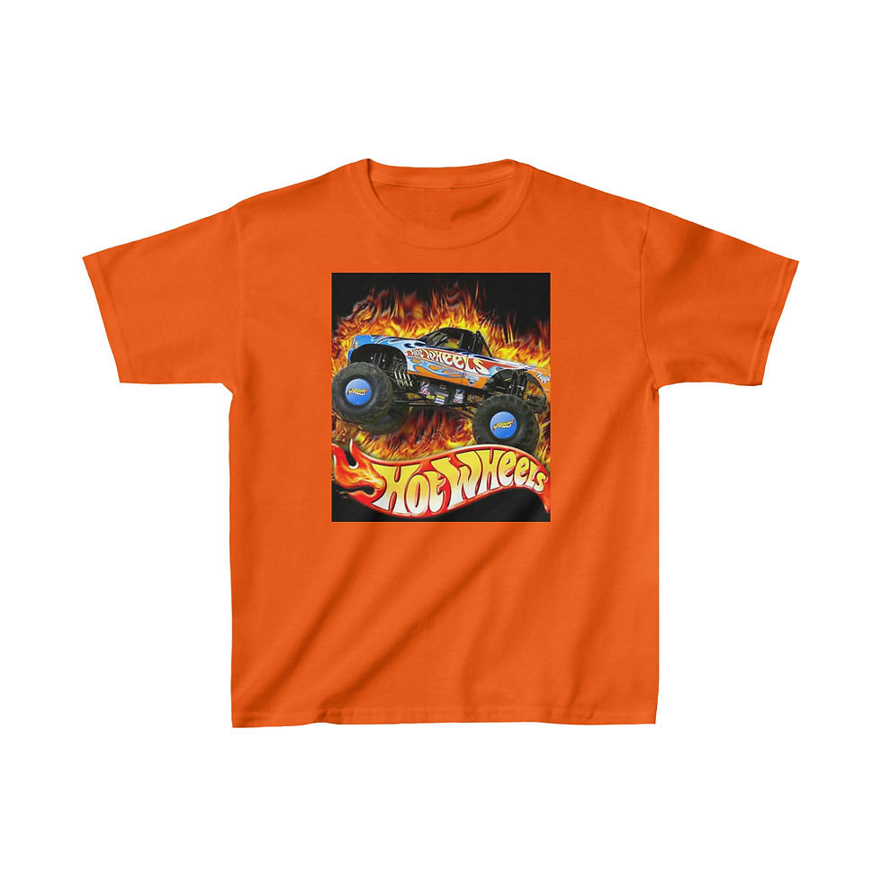 Thumbnail: Kids Heavy Cotton™ Tee "Hot Wheels"