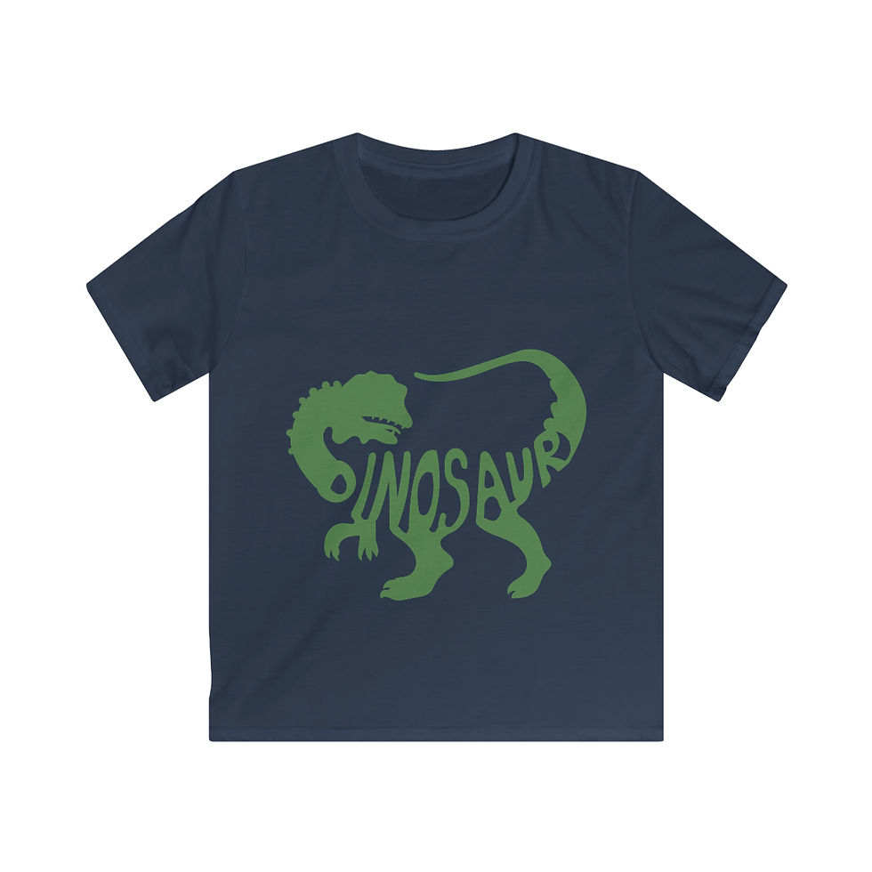 Thumbnail: Kids Softstyle Tee "Dinosaur"