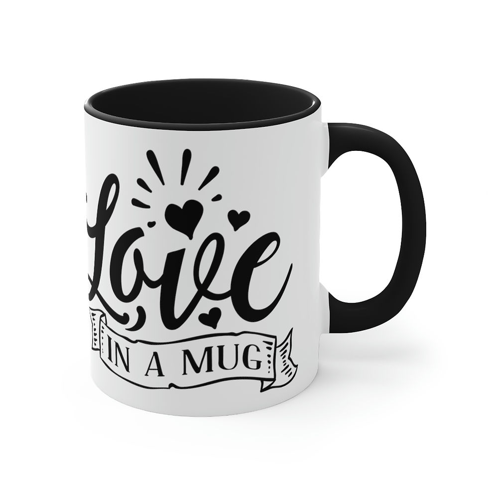 Thumbnail: Accent Coffee Mug, 11oz "Love in a Mug"