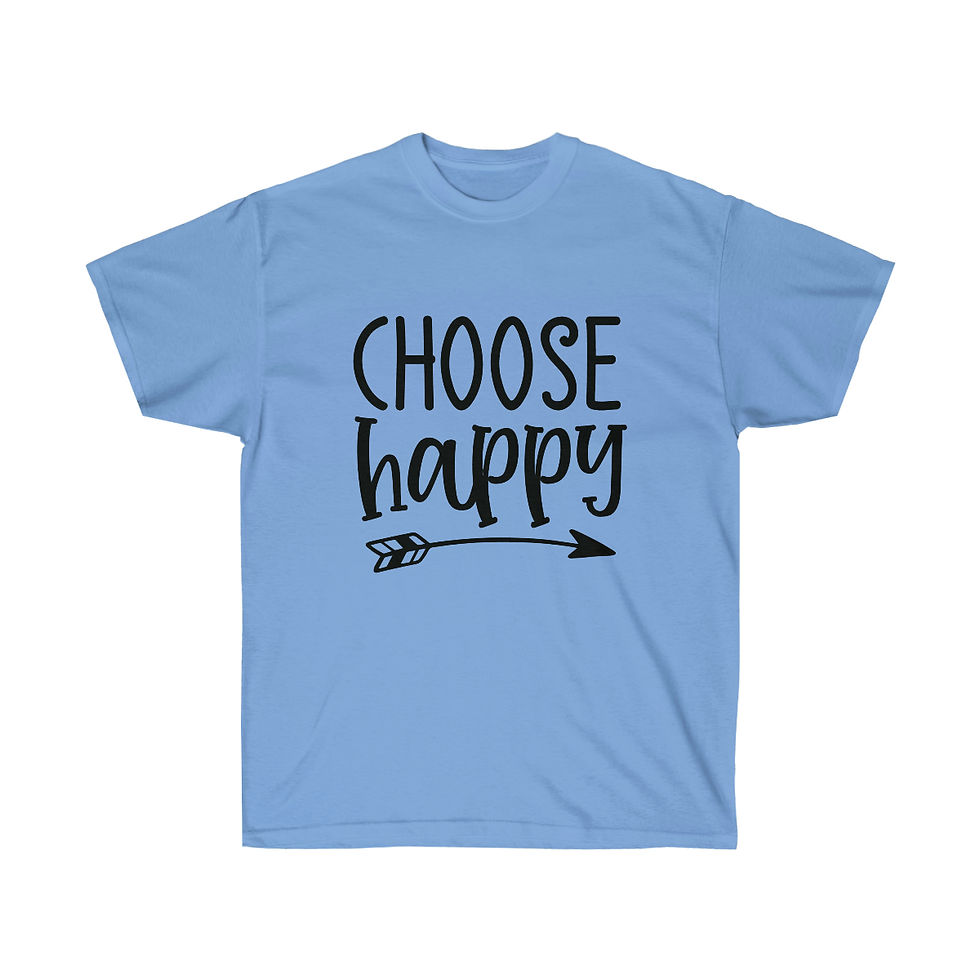 Thumbnail: Ultra Cotton Tee "Choose Happy"