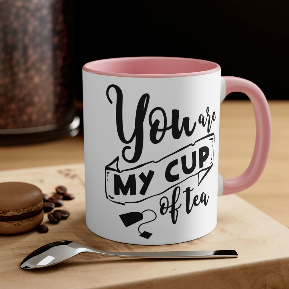 Thumbnail: Accent Coffee Mug, 11oz "You're My Cup of Tea"
