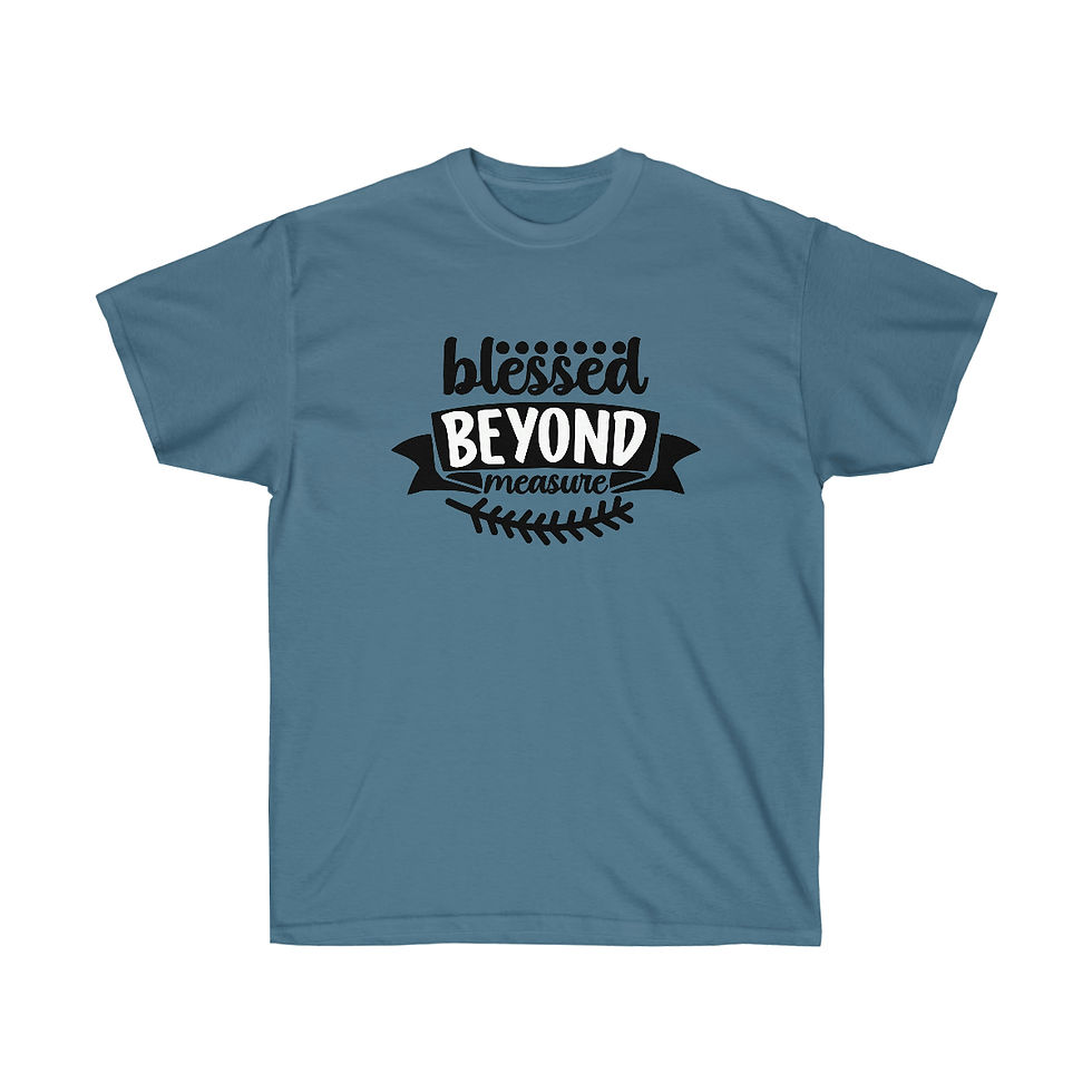 Thumbnail: Cotton Tee "Blessed Beyond Measure"
