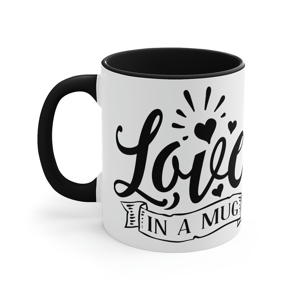 Thumbnail: Accent Coffee Mug, 11oz "Love in a Mug"