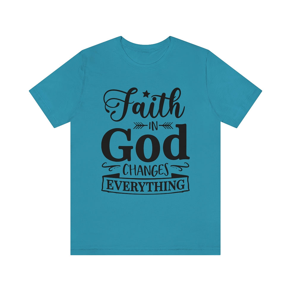 Thumbnail: Faith in God Jersey Short Sleeve Tee