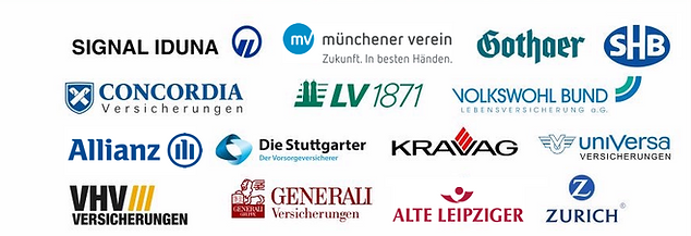 Kravag, Münchener Verein, SHB, Signal Iduna, LV1871, Alte Leipziger