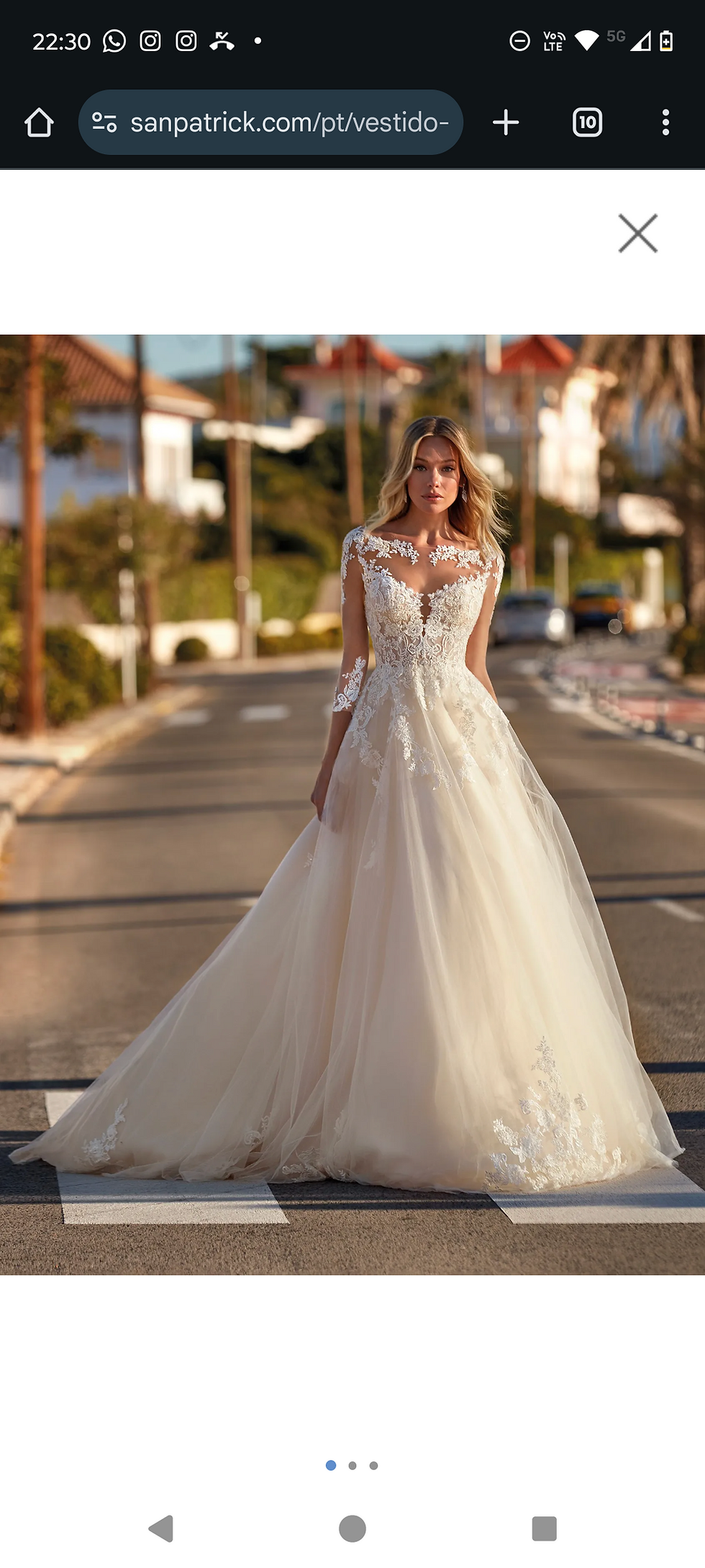 Miniatura: Vestido de noiva St Patrick modelo Rosalia