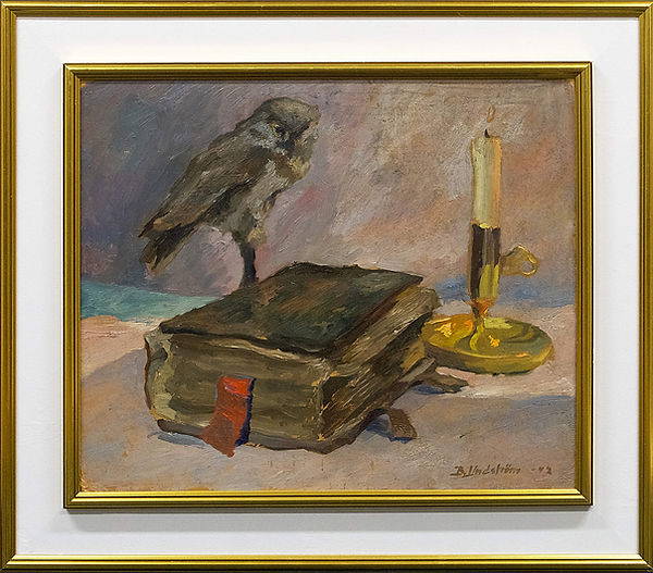 Bengt Lindström, olja, 1942, 46x55 cm_