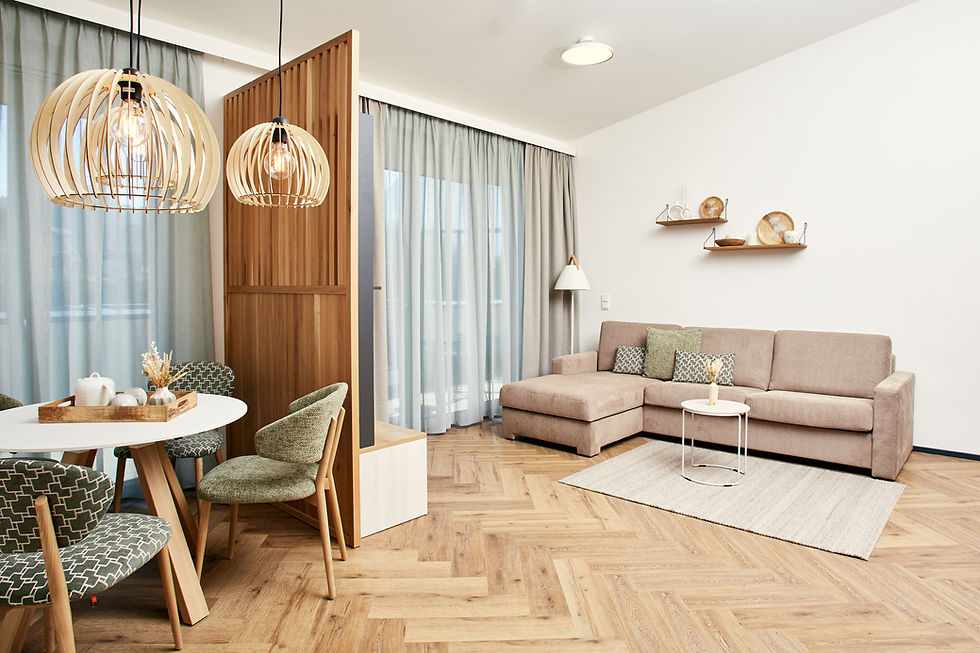 Penthouse Apartment mit 1 SZ -Wohnzimmer