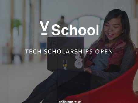 V School Tech Scholarships - Open Now