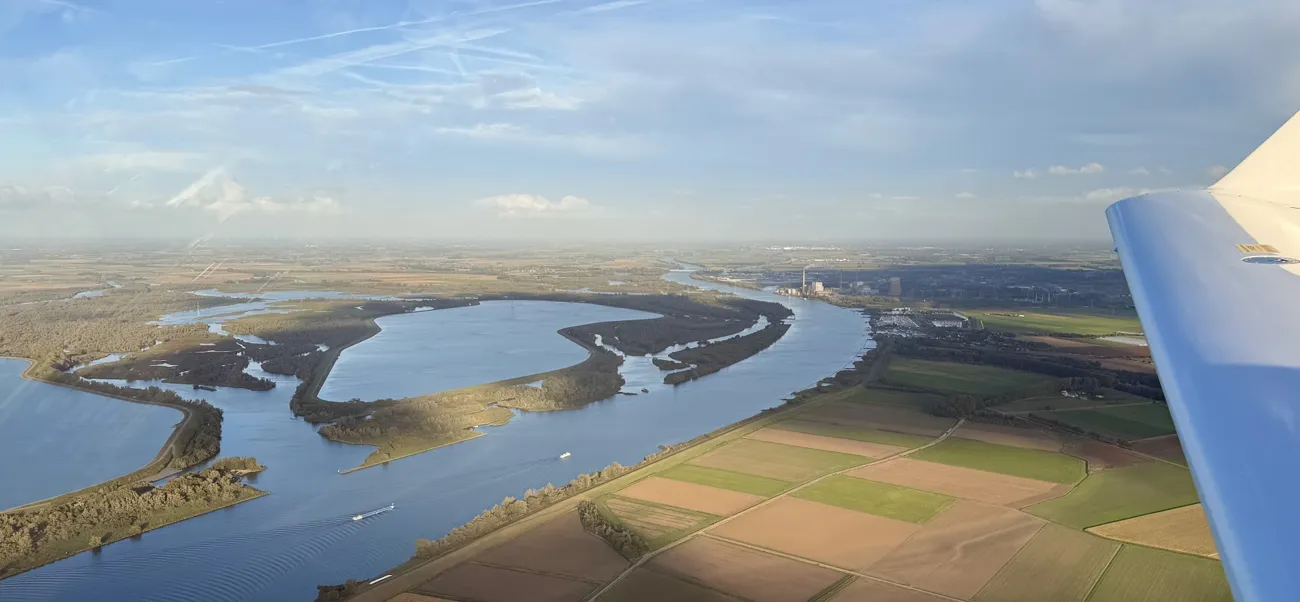 Perfect zicht boven de Amer